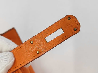 Hermès Kelly 32 Retourné Pelle Gulliver Arancione GHW 2000 – 32 cm - Etoilux