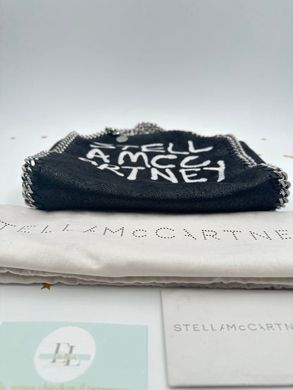 Stella McCartney Falabella Mini Graffiti Logo – Nero - Etoilux