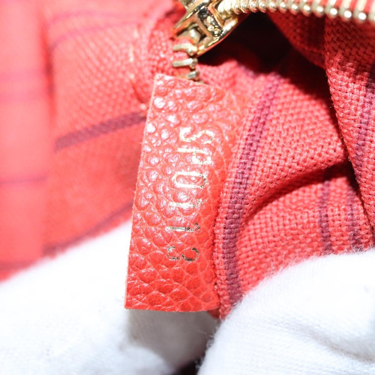 Louis Vuitton Speedy Bandoulière 25 Monogram Empreinte Giant – Red - Etoilux