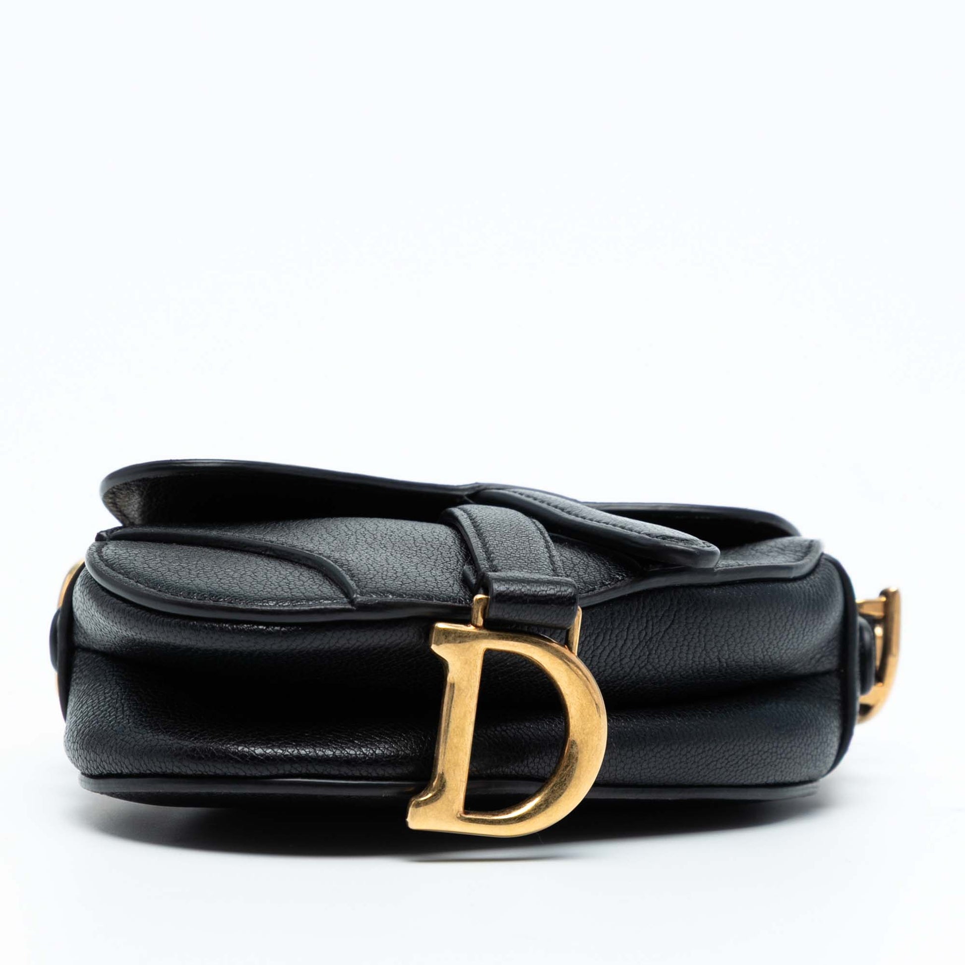 Dior Saddle Micro in Pelle di Capra Nera – 2021 - Etoilux