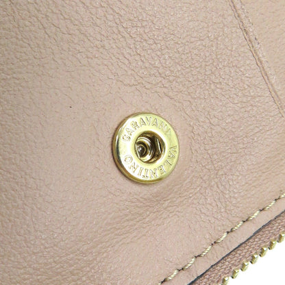 Valentino Garavani Rockstud Compact Wallet Pelle di Vitello Rosa Cipria - Etoilux