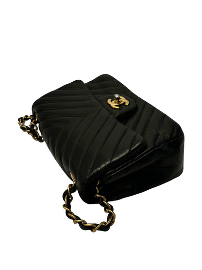 Chanel Mini Flap vintage Chevron - Etoilux