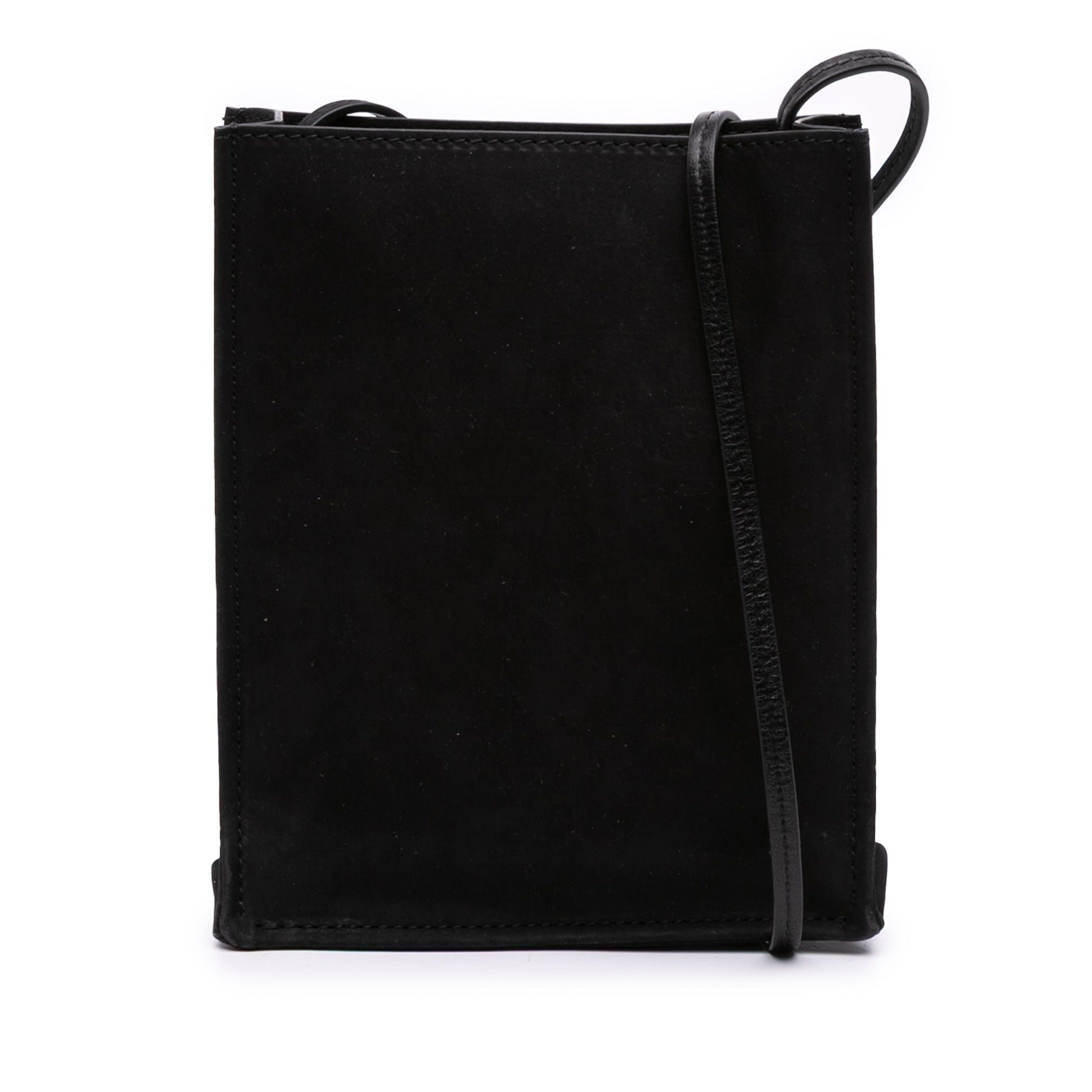 The Row – Mini Suede Crossbody Bag – Nero - Etoilux