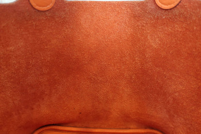 Hermès Picotin Lock MM Pelle Clemence Orange – Hardware Palladio - Etoilux
