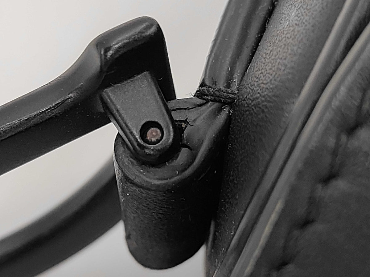 Dior Mini Saddle Ultramatte in Pelle di Vitello Nera con Tracolla Christian Dior – 19,5 cm - Etoilux