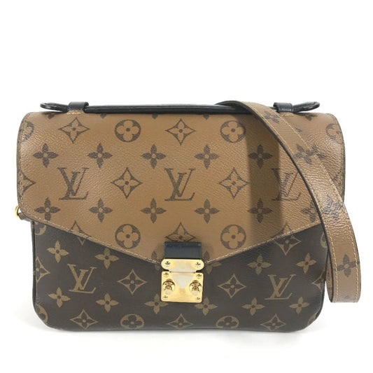 LOUIS VUITTON M44876 Monogram Reverse Pochette Metis MM Borsa a mano Borsa a tracolla 2WAY Spalla Tela Donna Beige - Etoilux