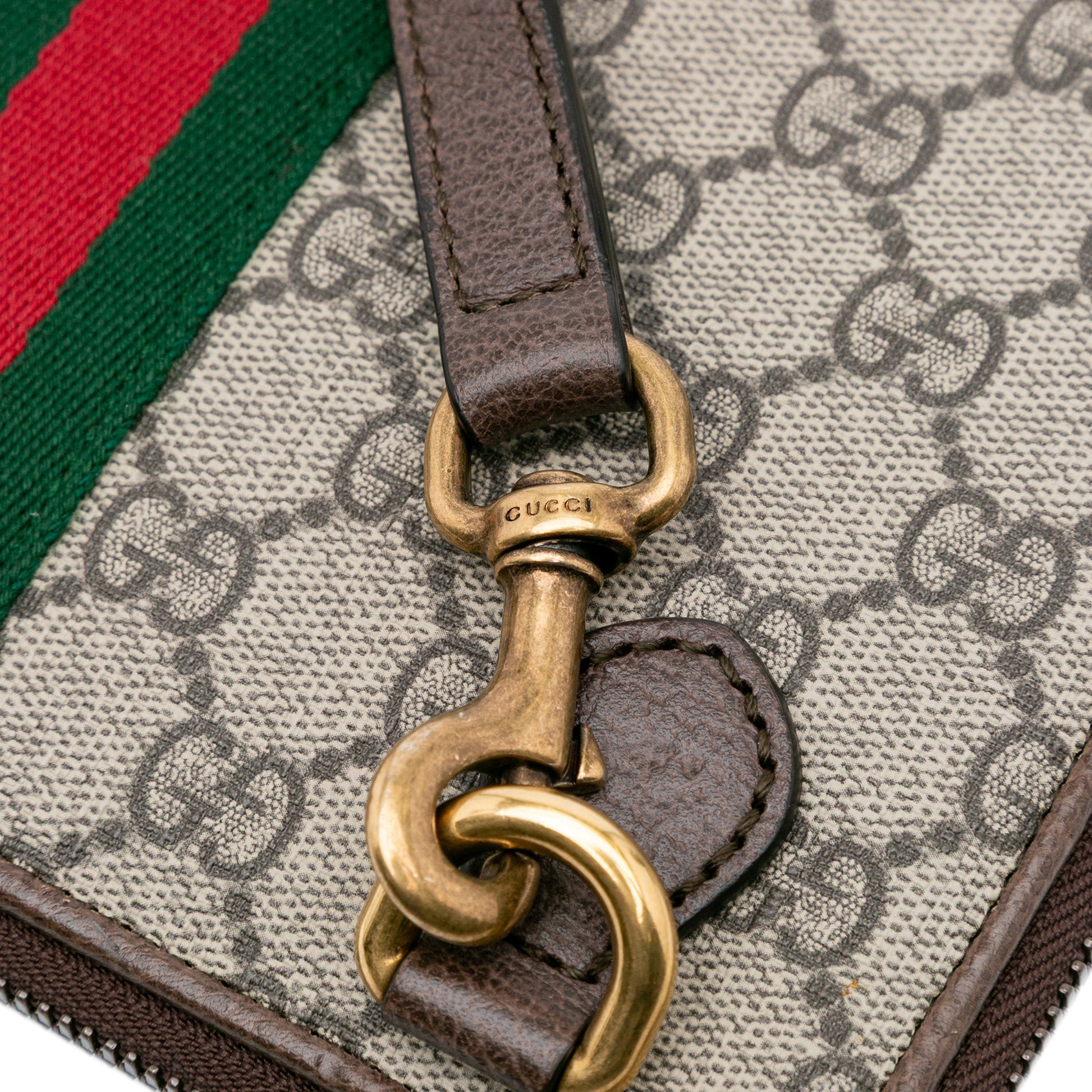 Gucci GG Supreme Ophidia Wallet - on - Strap – Marrone – 2016/2024 - Etoilux