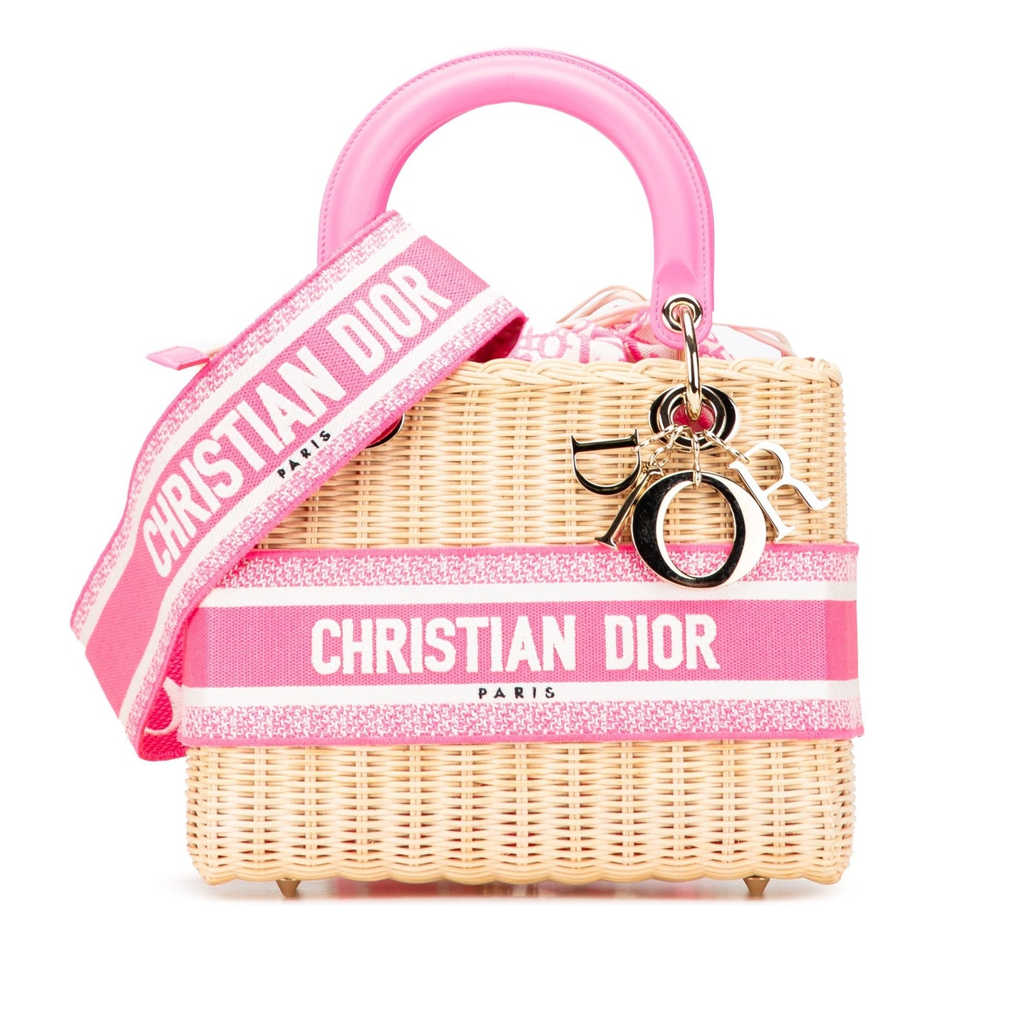 Dior Lady Dior Basket Bag – vista frontale