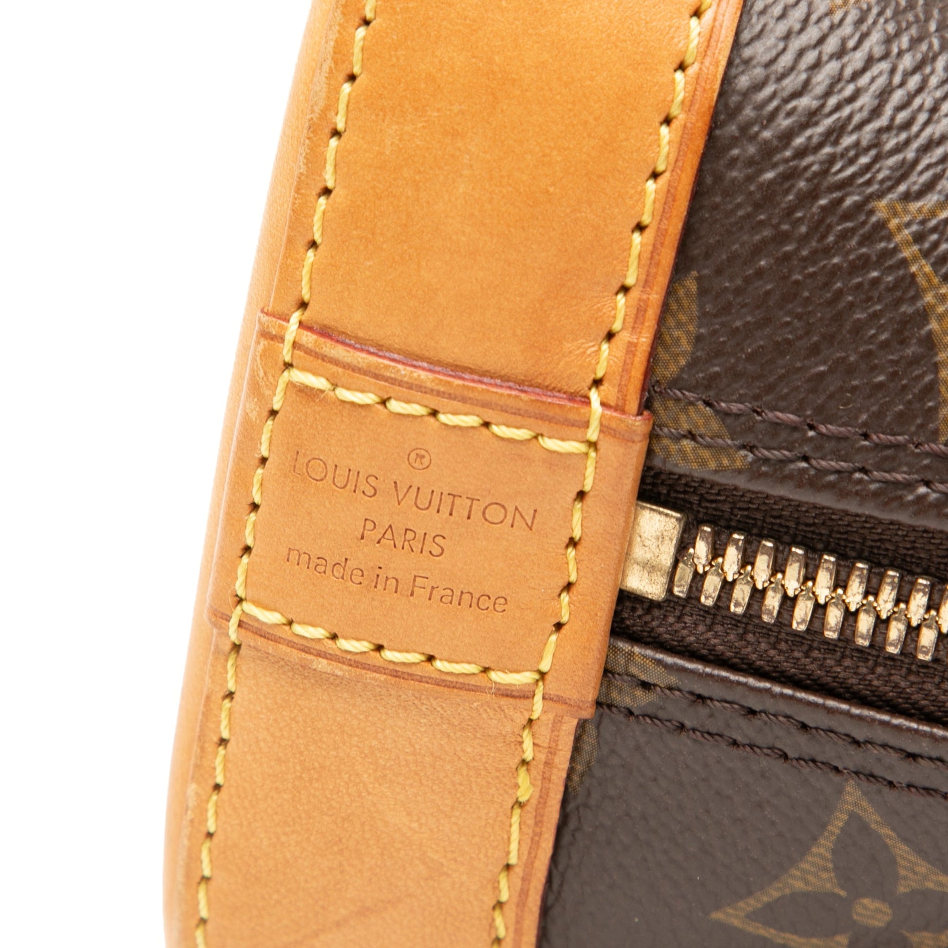 Louis Vuitton Alma BB Monogram Canvas Vachetta – 23,5 cm - Etoilux