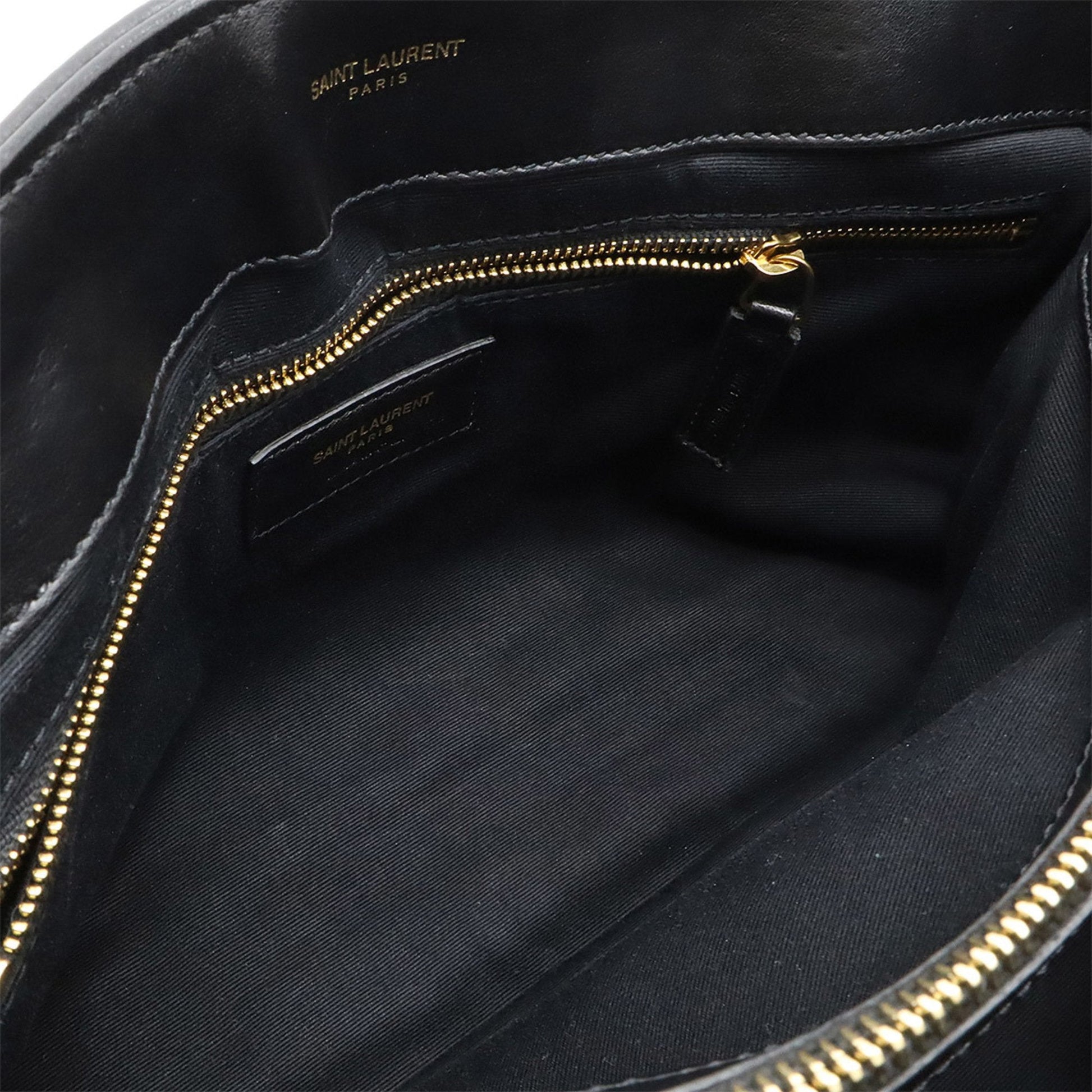 Saint Laurent – Loulou Medium in pelle trapuntata nera - Etoilux