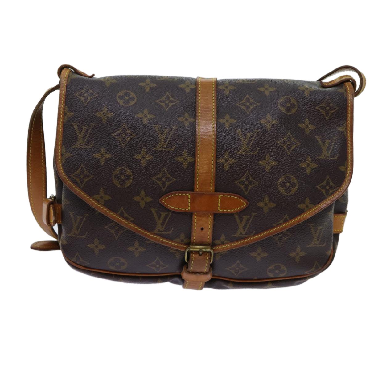 Louis Vuitton Saumur 28 – Monogram Canvas – Made in France - Etoilux