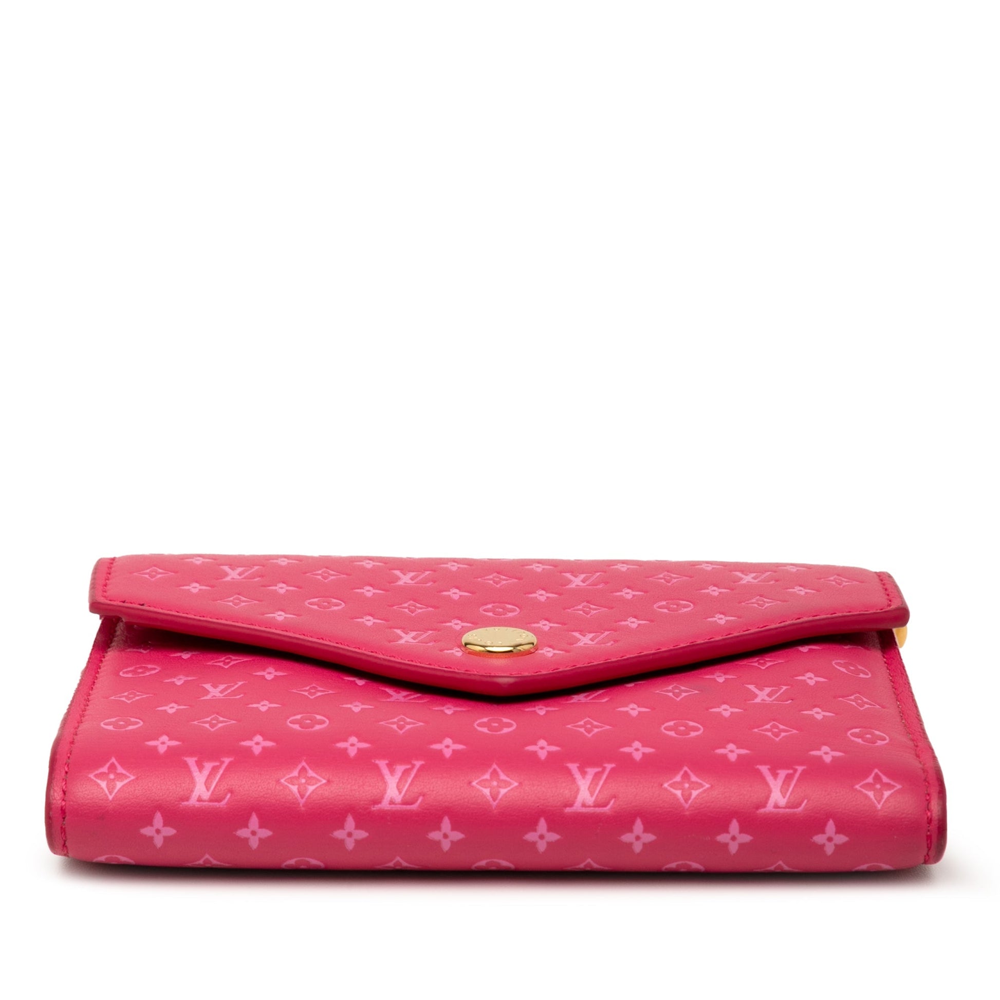 Louis Vuitton – Portafoglio Victorine Nanogram in pelle rosa - Etoilux