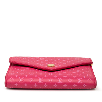 Louis Vuitton – Portafoglio Victorine Nanogram in pelle rosa - Etoilux