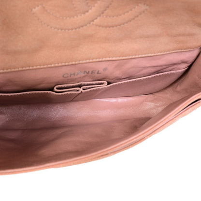 Chanel Classic Double Flap Medium in Pelle Rosa – Hardware Argento - Etoilux