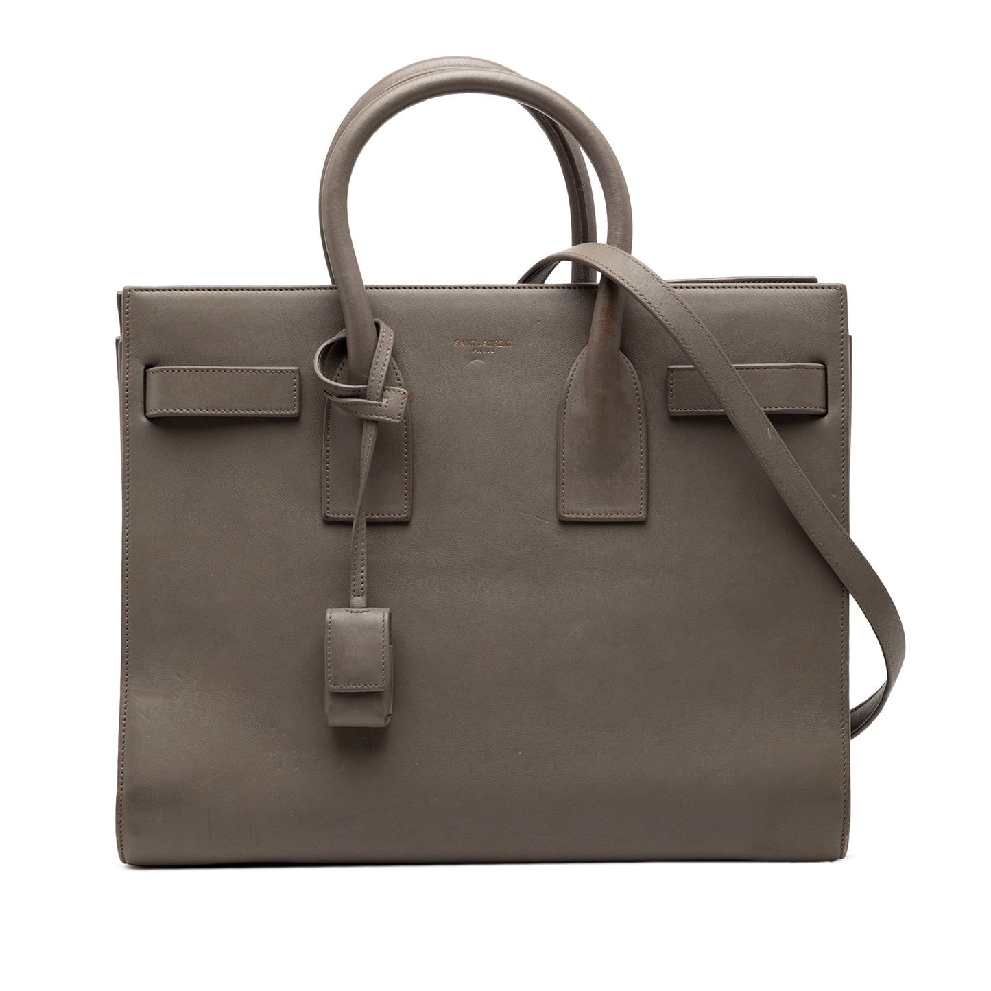 Saint Laurent – Sac De Jour Piccola in pelle di vitello marrone - Etoilux