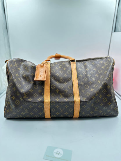 Louis Vuitton Keepall Bandoulière 55 Toile Monogram Vintage – 55 cm - Etoilux