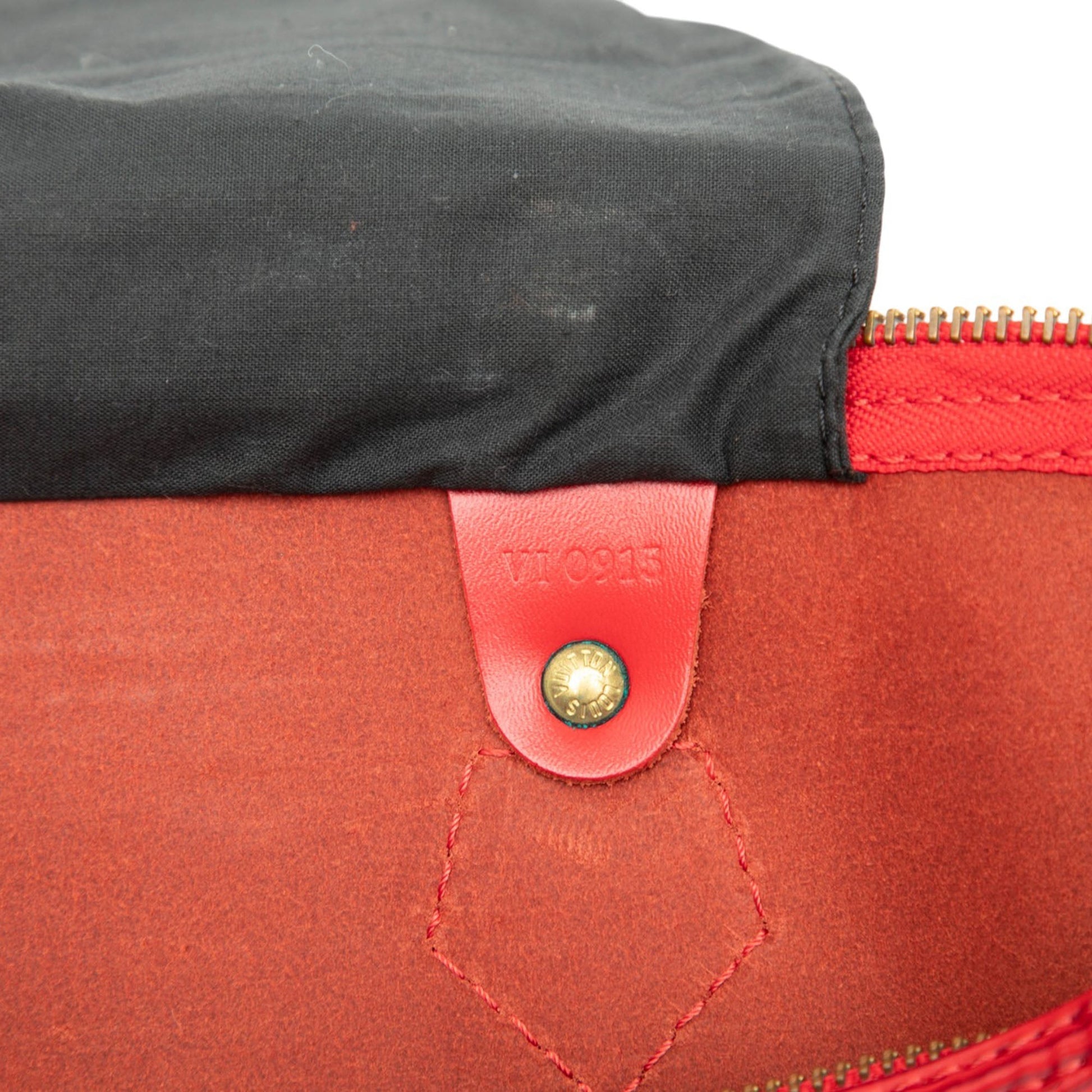 Louis Vuitton Speedy 35 Epi Rosso – 1995 – Size 35 - Etoilux