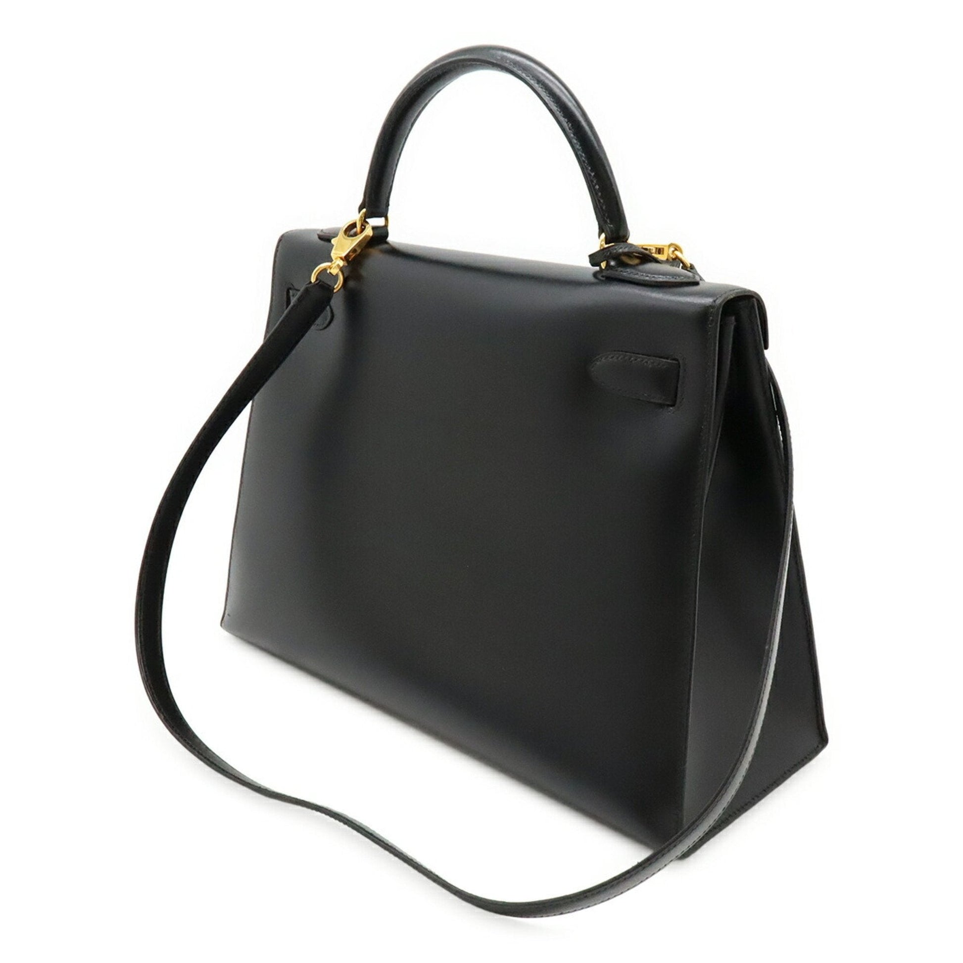 Hermès Kelly 32 in pelle nera – Size 32 - Etoilux