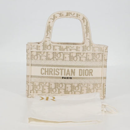Christian Dior Book Tote Mini – Tela Trotter Beige – Made in Italy - Etoilux