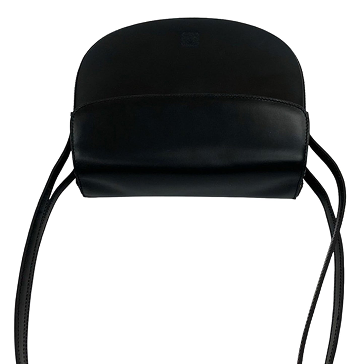 Loewe Anagram Flap Bag Pelle di Vitello Nera – 21 cm - Etoilux