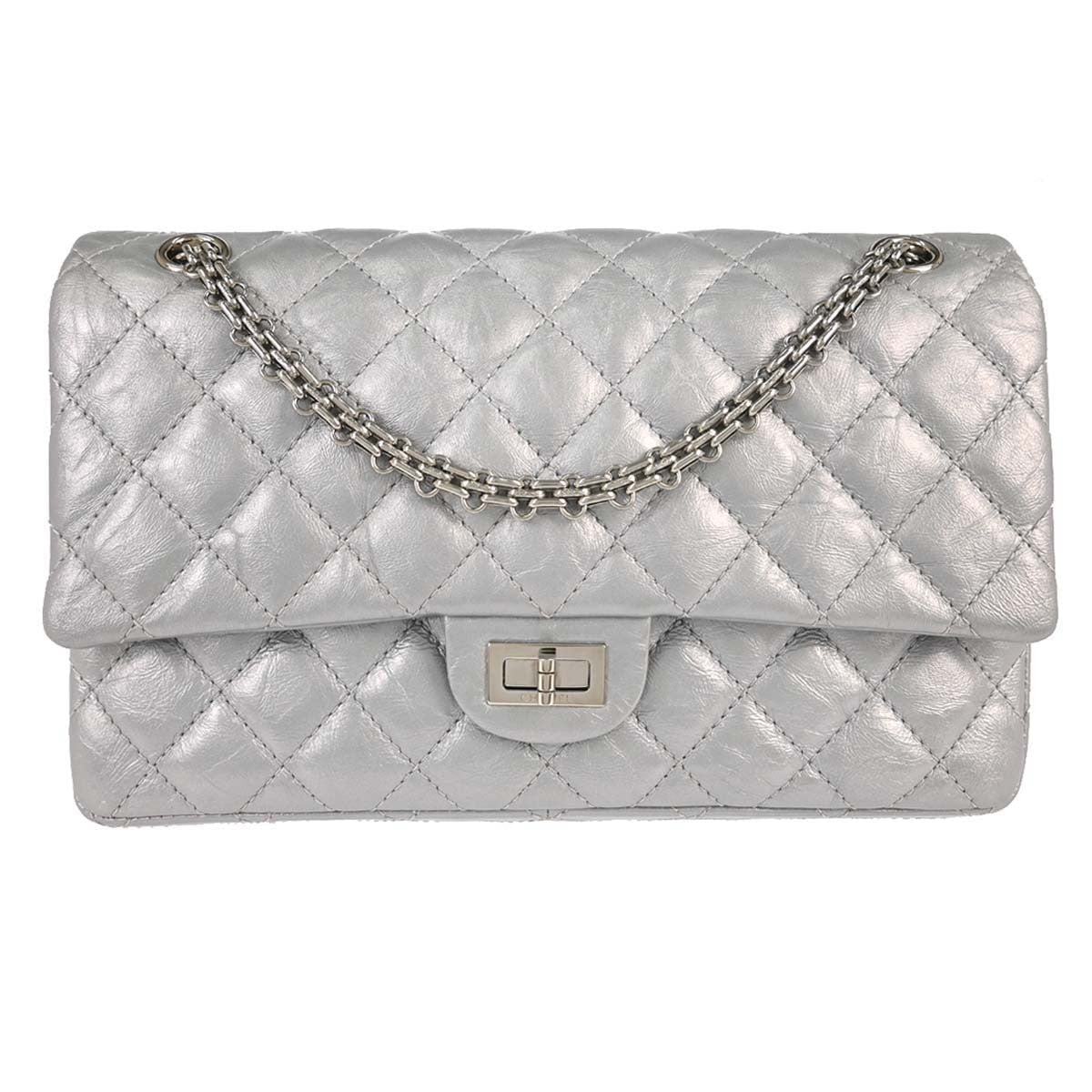 Chanel 2.55 Reissue 226 Argento Metallizzato | Etoilux
