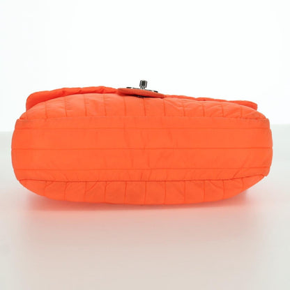 Chanel Coco Cocoon Flap Nylon Arancio Neon – Hardware Argento – 29 cm - Etoilux