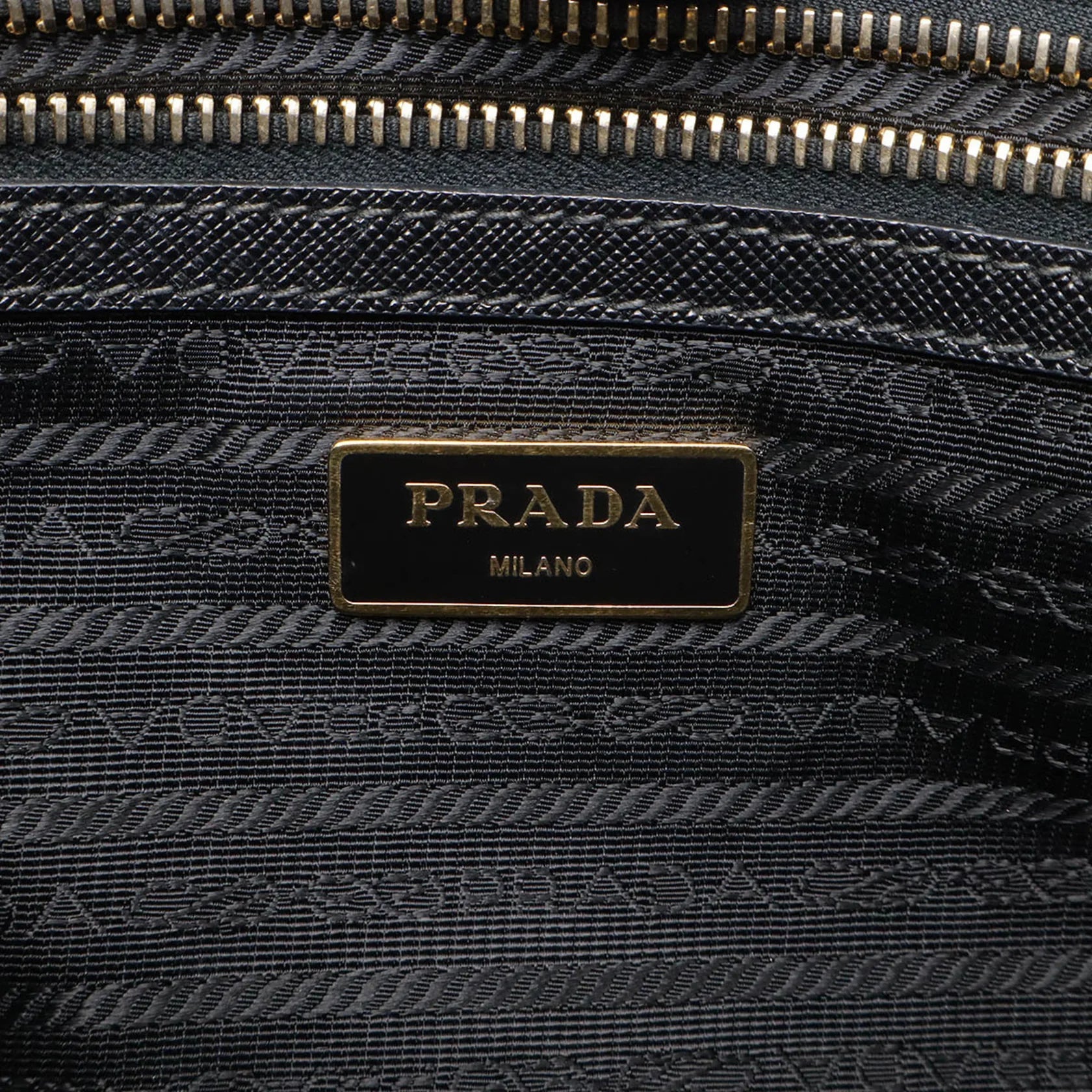 Prada Galleria BN1801 – Borsa a mano/tracolla in pelle Saffiano nera - Etoilux