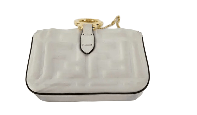 Fendi Pochette con zip FF Logo Stamp - Etoilux