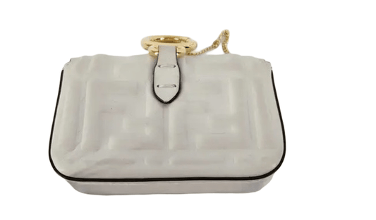 Fendi Pochette con zip FF Logo Stamp - Etoilux
