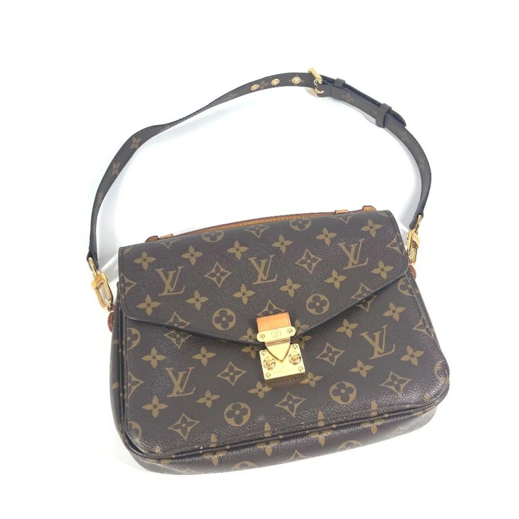 Louis Vuitton LOUIS VUITTON M40780 Monogram Metis MM Pochette, Borsa a spalla/Borsa a mano bidirezionale, Tela, Donna, Marrone - Etoilux