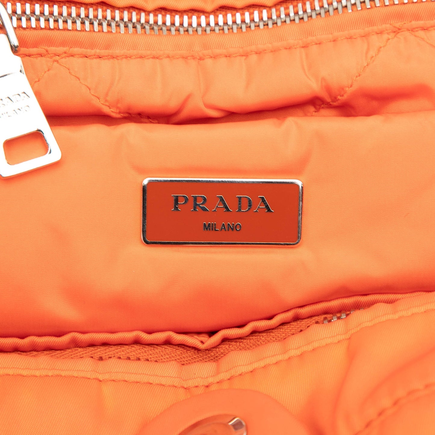 Prada Bomber Tessuto Nylon – Arancio | Con Sacchetto e Carta di Autenticità - Etoilux