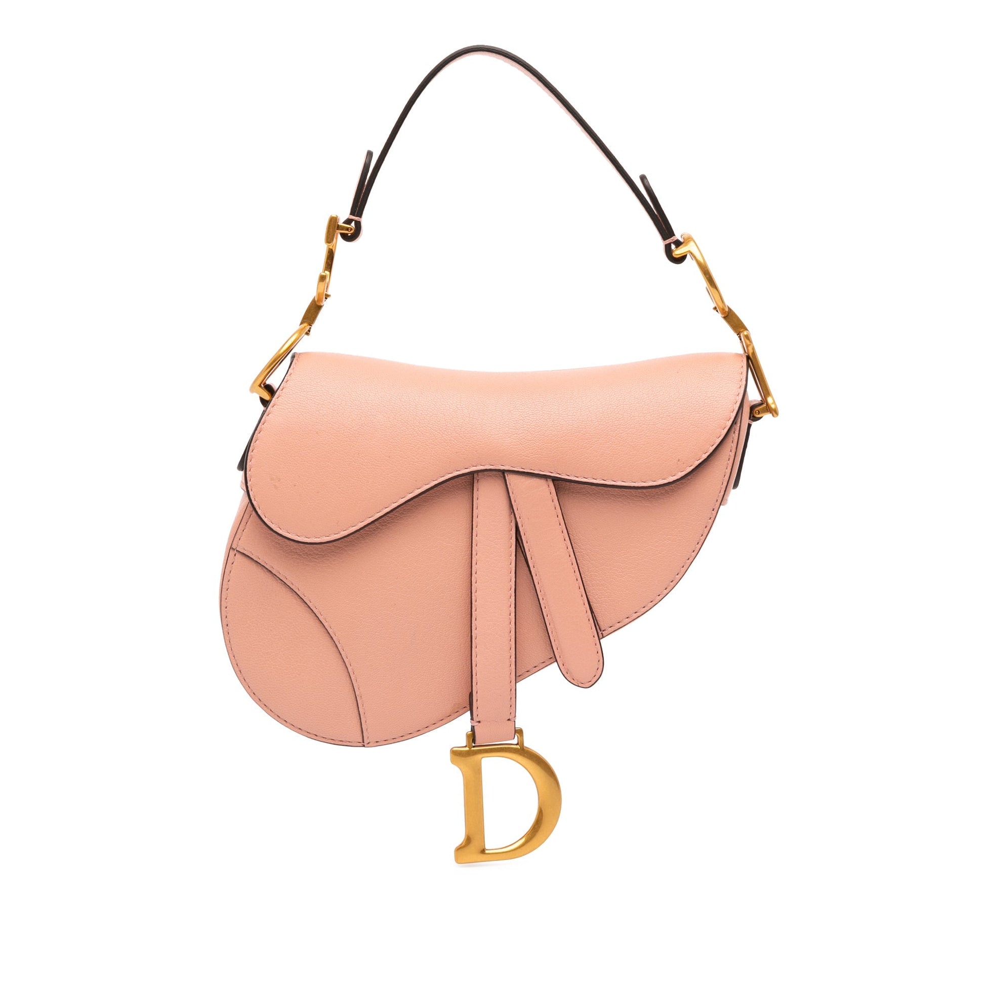 Christian Dior – Saddle Bag in Pelle Rosa Cipria – 2020 – Small - Etoilux