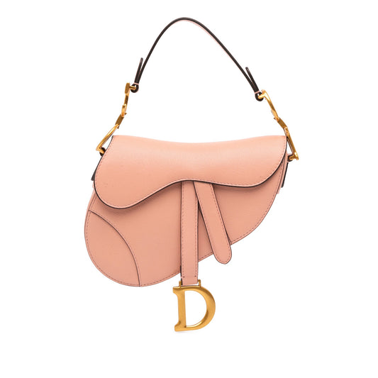 Christian Dior – Saddle Bag in Pelle Rosa Cipria – 2020 – Small - Etoilux