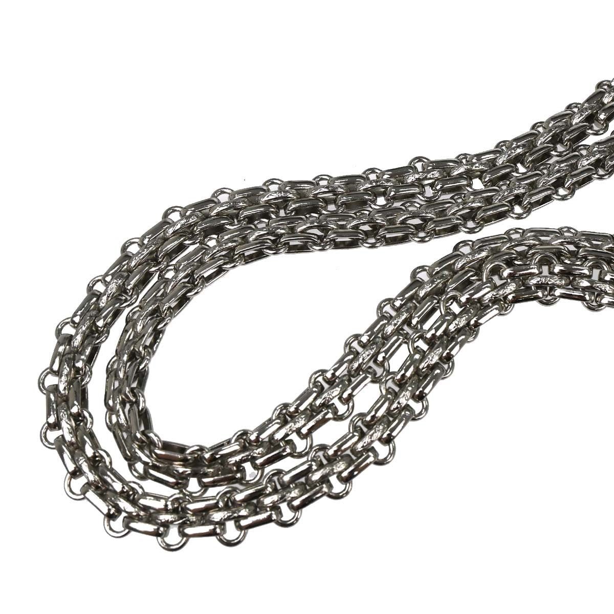 Chanel Mademoiselle Chain Shopping Bag Caviar Nero Hardware Argento – 28 cm - Etoilux