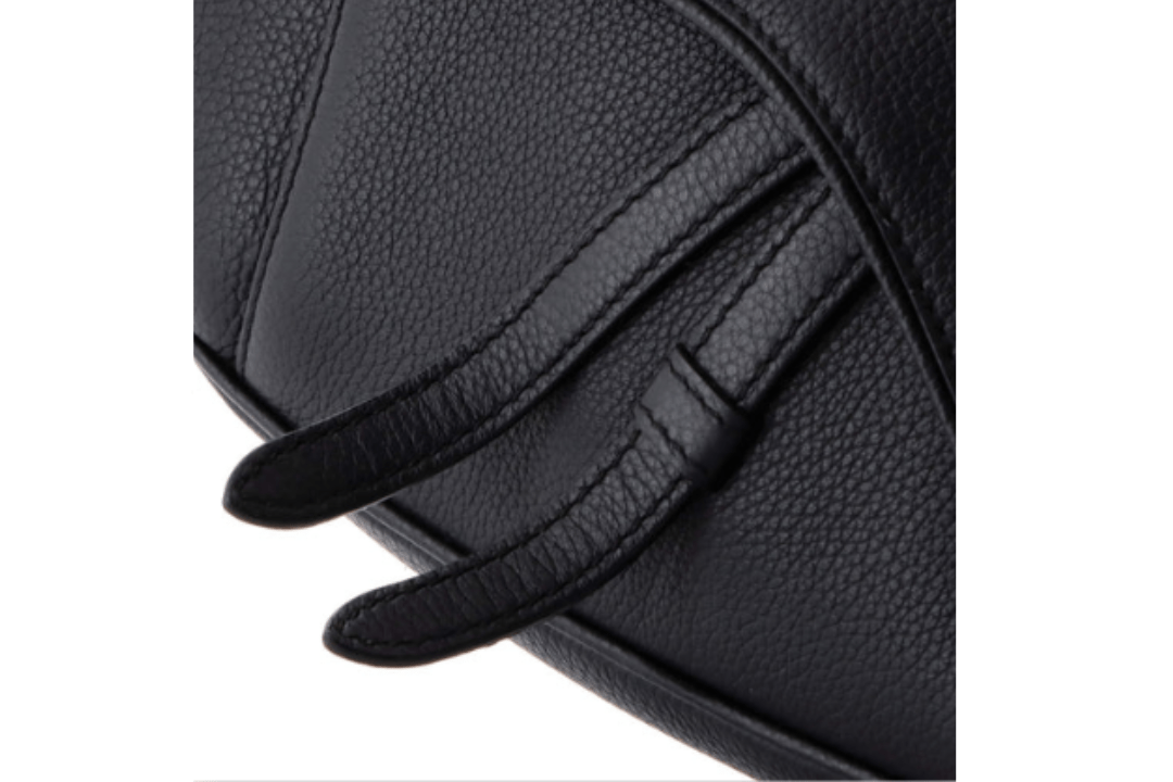 Christian Dior – Saddle Crossbody Bag Mini in Pelle Nera - Etoilux