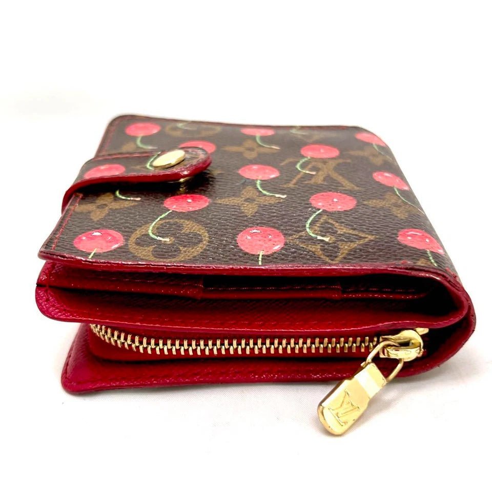 Louis Vuitton Monogram Cherry Compact Wallet – Edizione Limitata Takashi Murakami - Etoilux