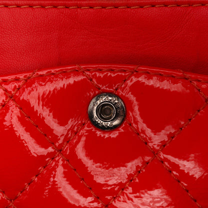 Chanel Riedizione 2.55 Patent Double Flap 225 – Rosso Verniciato - Etoilux