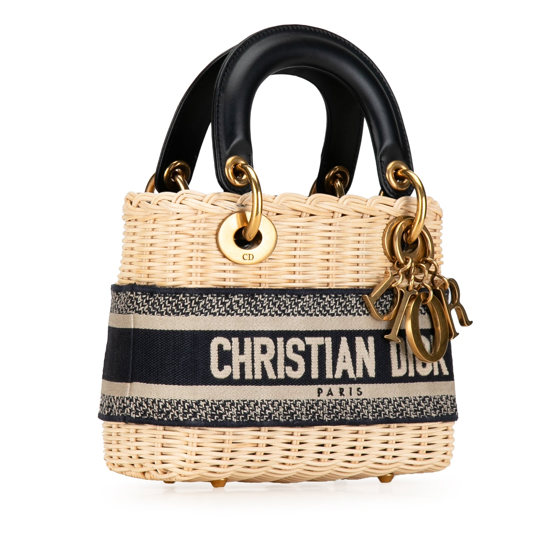 Dior Mini Oblique Wicker Lady Dior - Etoilux