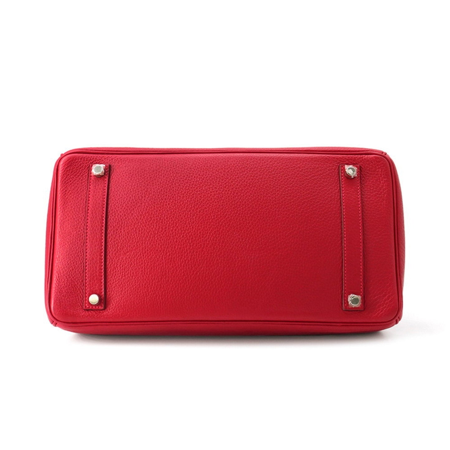 Hermès Birkin 35 – Pelle Rossa – Hardware Palladiato - Etoilux
