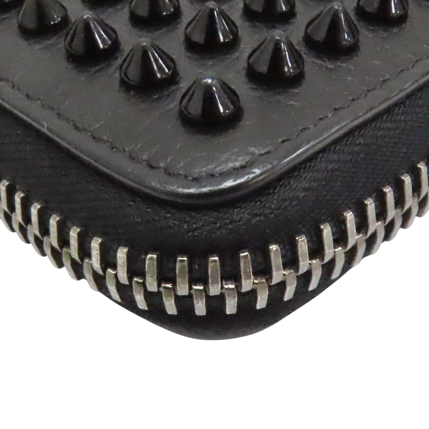 Christian Louboutin Panettone Borchie Spike Full Calfskin Nero – 19,5 cm - Etoilux