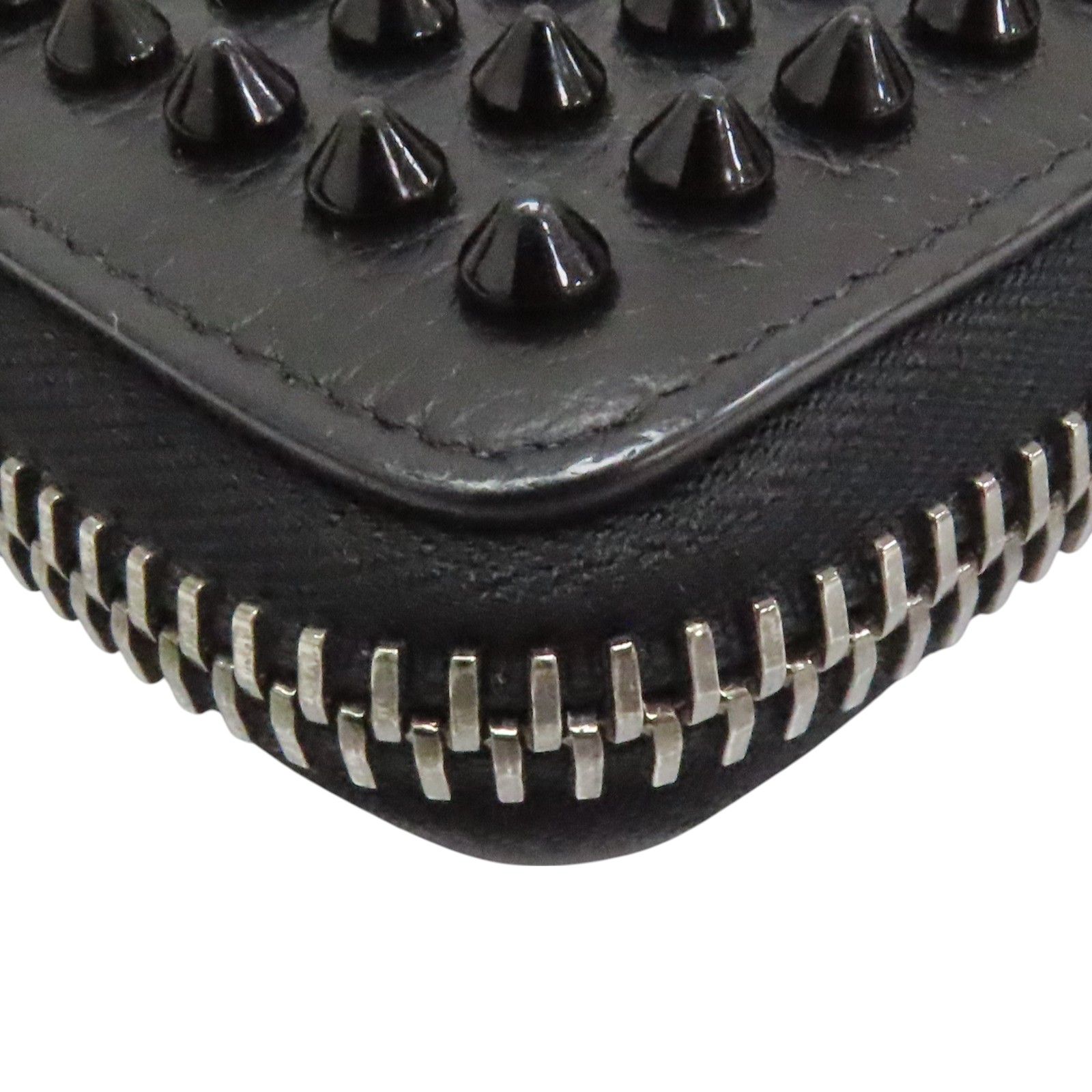 Christian Louboutin Panettone Borchie Spike Full Calfskin Nero – 19,5 cm - Etoilux