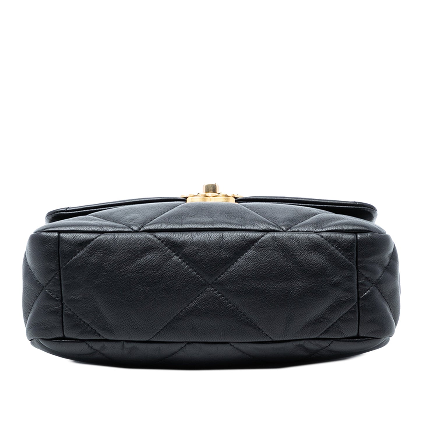 Chanel 19 Small Pelle di Agnello Nera 2019 – Hardware Trio – 25 cm - Etoilux