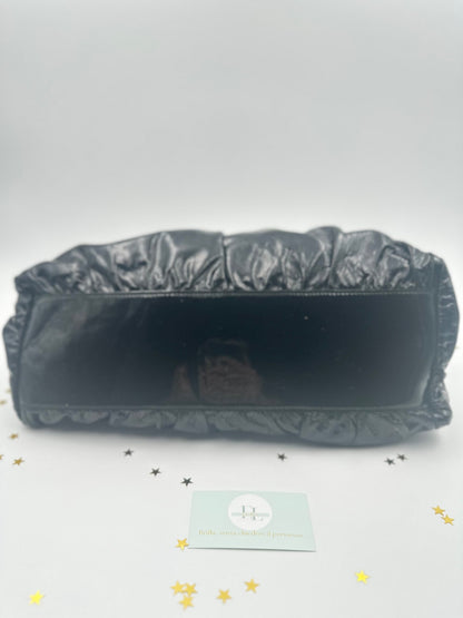 Gucci Indy Hobo Vernice Nera – Iconico Glamour Retrò - Etoilux