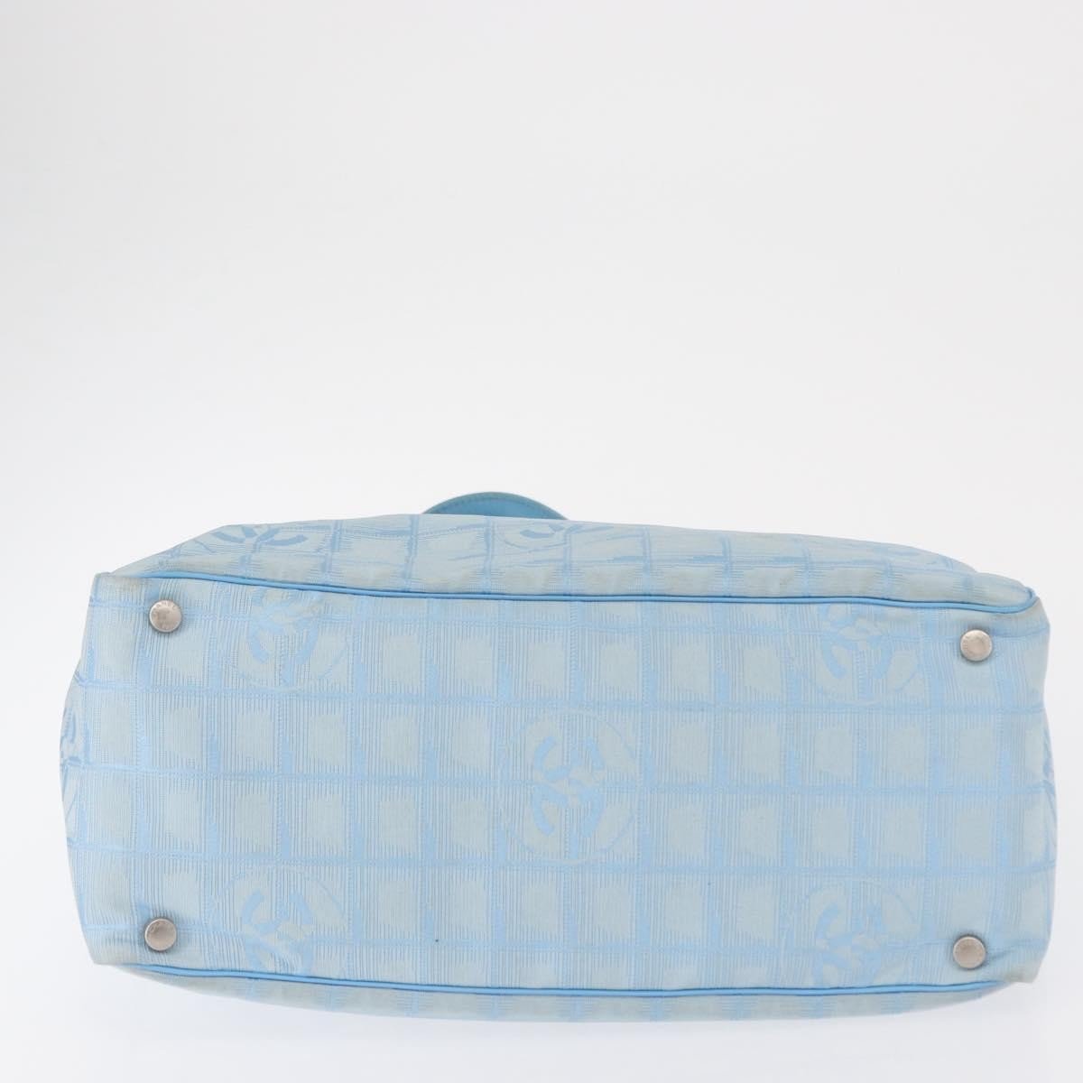 Chanel Travel Line Tote Media in Nylon – Blu Cielo - Etoilux