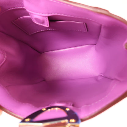Valentino Garavani VLogo Signature Small Shopping Bag – Vitello Liscio Viola Orchidea – 14 cm - Etoilux
