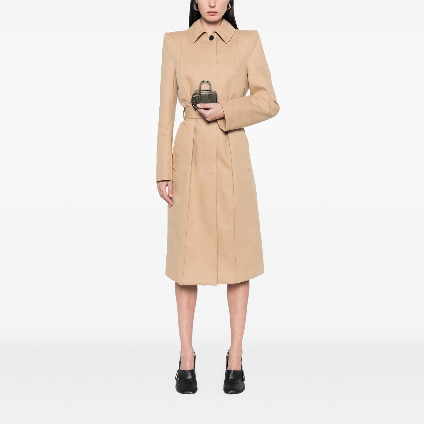 Prada – Mini Ciondolo per Borsa in Saffiano Metallizzato - Etoilux