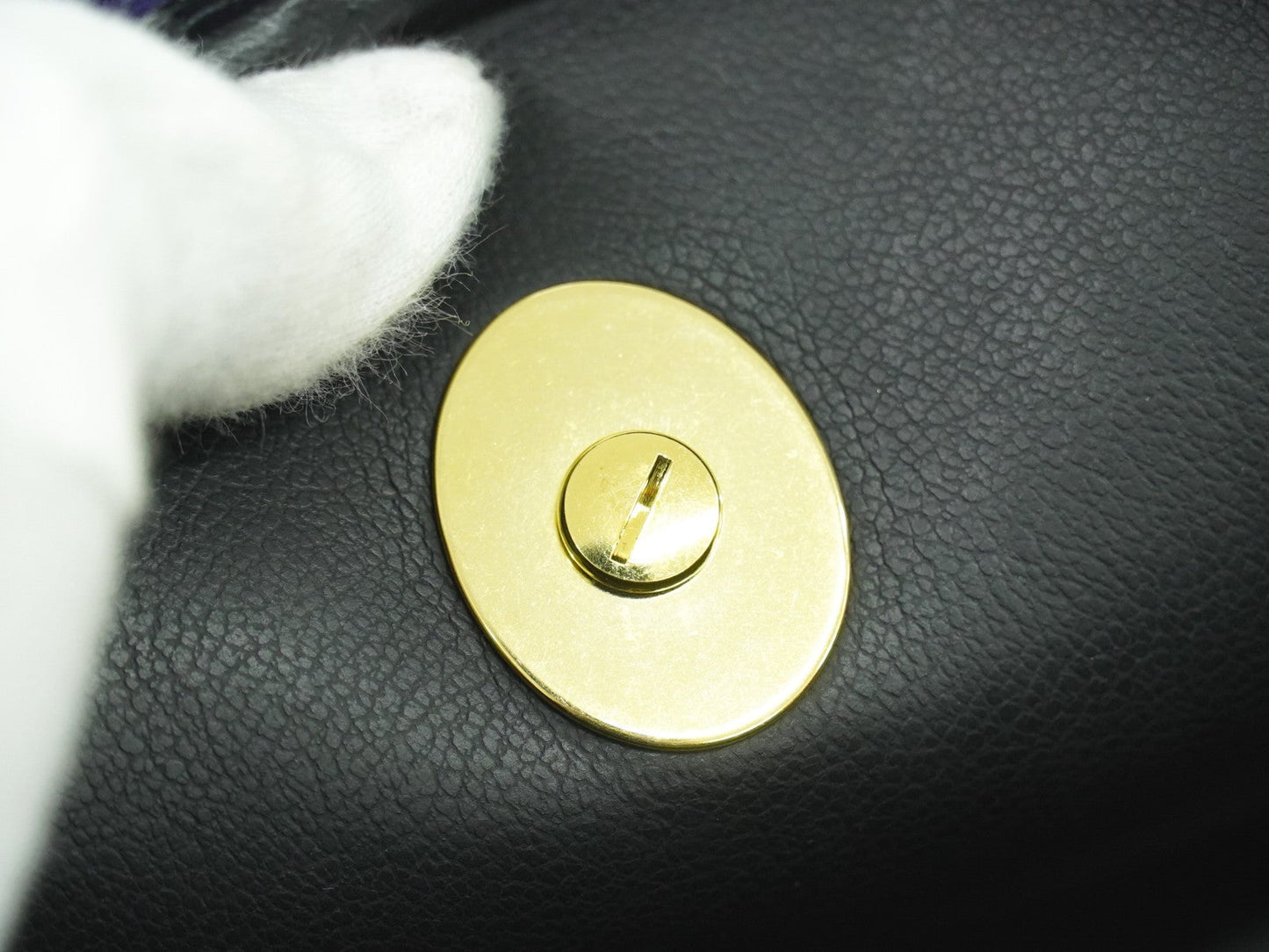 Christian Dior Vintage Zip Pochette in Pelle Blu - Etoilux