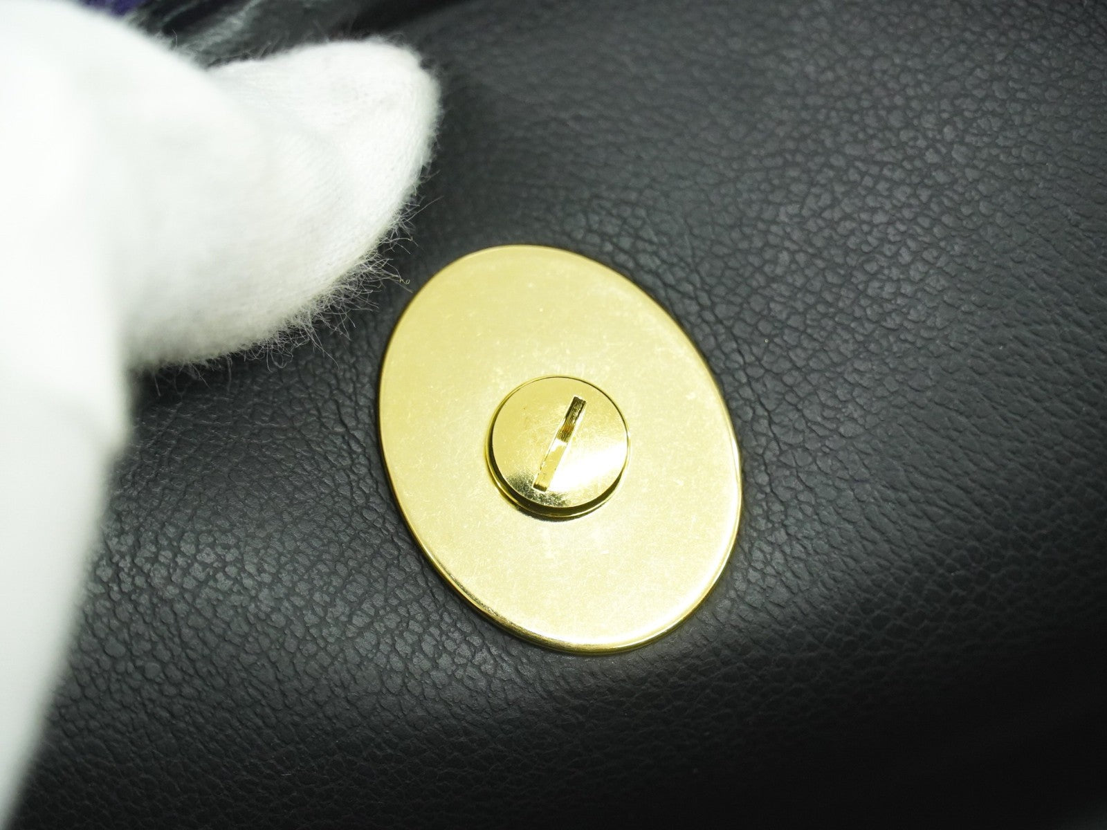 Christian Dior Vintage Zip Pochette in Pelle Blu - Etoilux