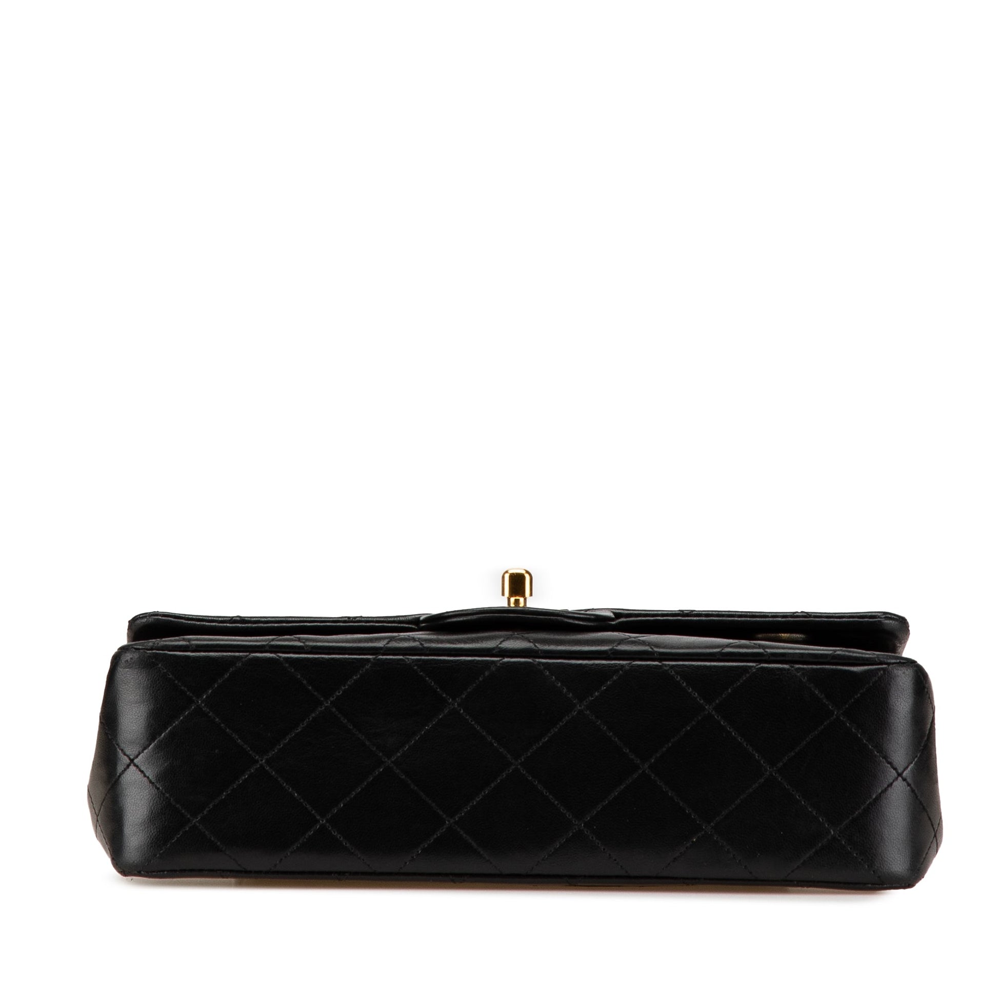 Chanel Classic Double Flap Small – Pelle di agnello nera – Serie 1 (1989–1991) - Etoilux