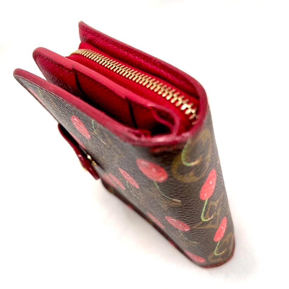 Louis Vuitton Monogram Cherry Compact Wallet – Edizione Limitata Takashi Murakami - Etoilux